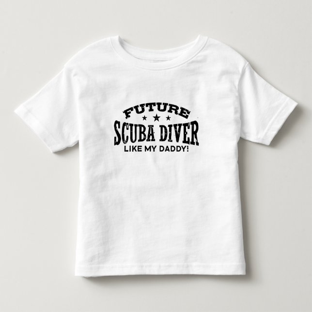 Future Scuba Diver Kleinkind T-shirt (Vorderseite)
