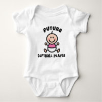 Future Softball Player Baby Gift
