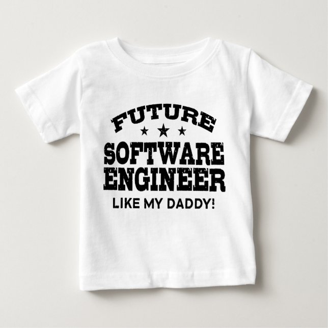 Future Software Engineer Baby T-shirt (Vorderseite)