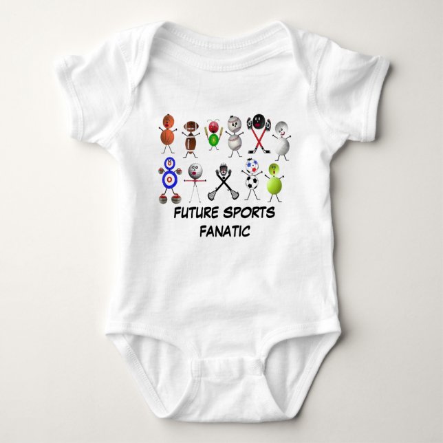 Future Sports Fanatic Baby Strampler (Vorderseite)