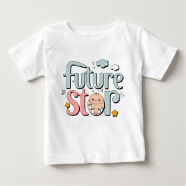 Future Star - Niedliche Baby Footprints T-shirt