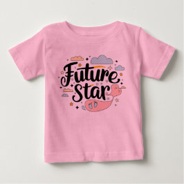 Future Star - Whimsical Baby Bump Baby T-shirt
