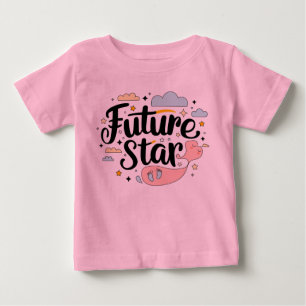 Future Star - Whimsical Baby Bump Baby T-shirt