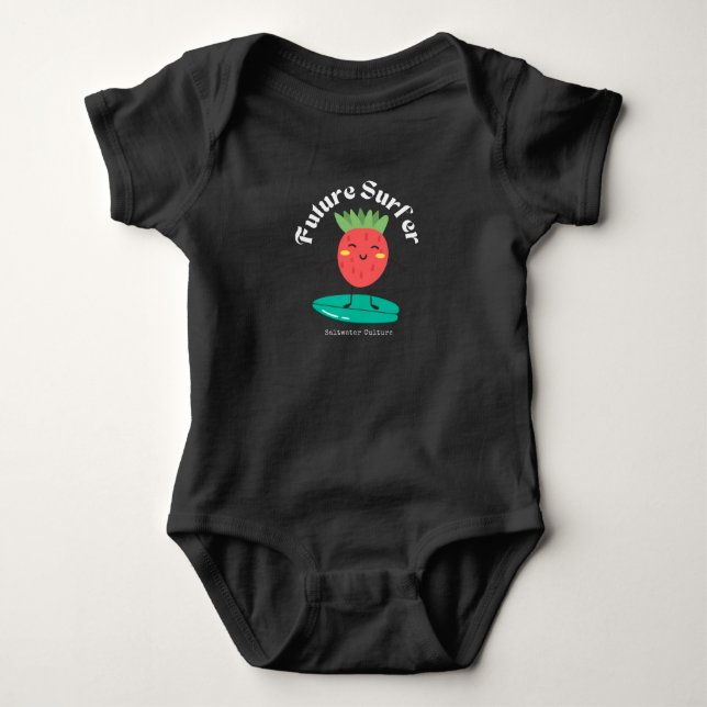 Future Surfer Shirt, Baby Surf Shirt, Surfen Tshi Baby Strampler (Vorderseite)