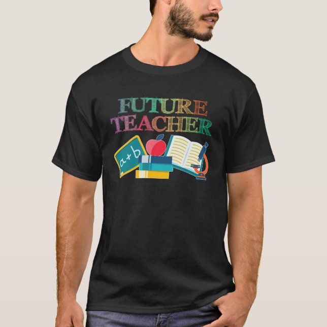Future Teacher Costume Kids  Teacher T-Shirt (Vorderseite)