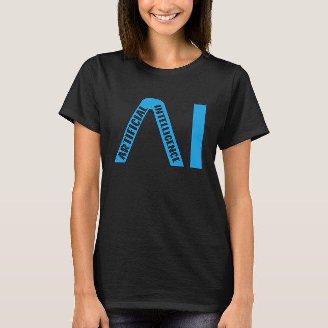 Future Technology Robot Assistant AI Artificial In T-Shirt (Vorderseite)
