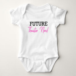Future Theater Nerd Pink Baby Strampler