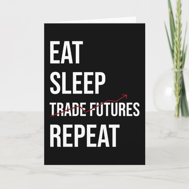 Future Trading Stock Market Karte (Vorderseite)