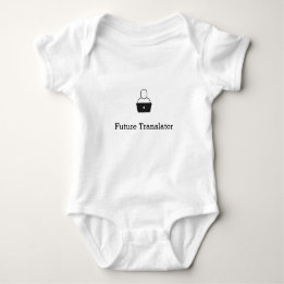 Future Translator Baby Bodysuit Strampler