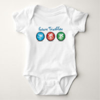 Future Triathlete Baby Boy Shirt :: 01