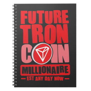 Future TRON Coin Millionaire Notizblock