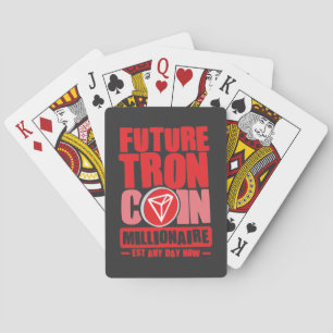 Future TRON Coin Millionaire Spielkarten