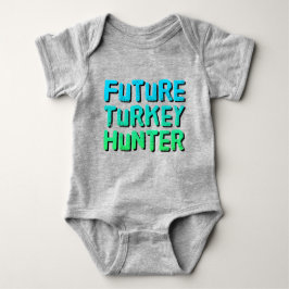 Future Turkey Hunter Baby Bodysuit Strampler