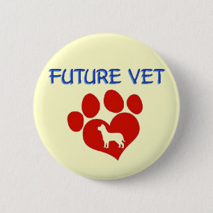 Future Vet - Dog Button