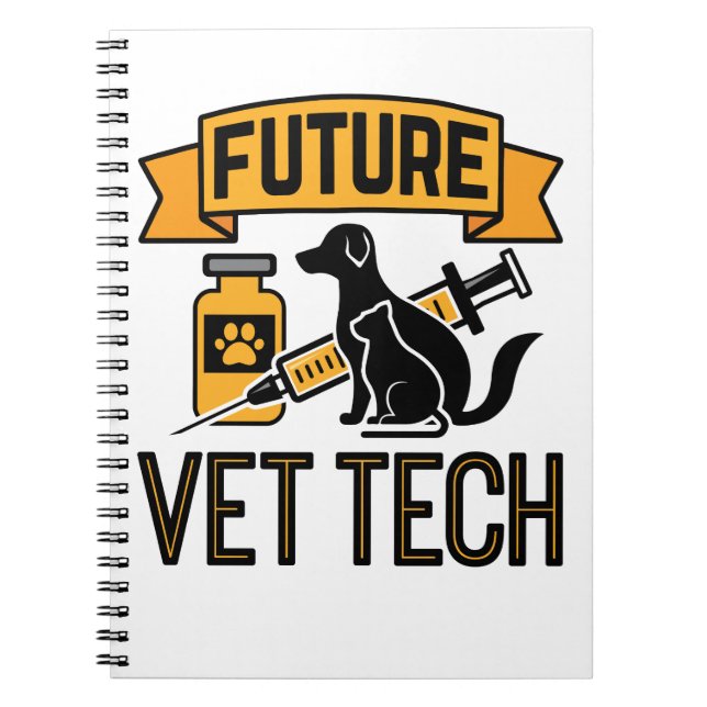 Future Vet Tech Notizblock (Vorderseite)
