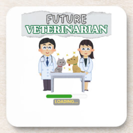 Future Veterinarian Loading – Vet Student Design Getränkeuntersetzer