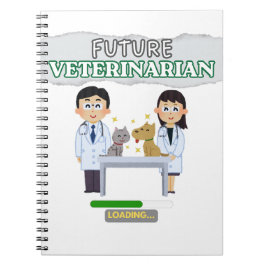 Future Veterinarian Loading – Vet Student Design Notizblock