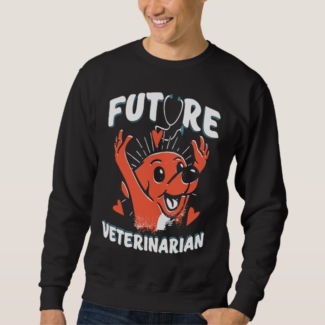 Future Veterinarian Vet Student  Dogtor Sweatshirt (Vorderseite)