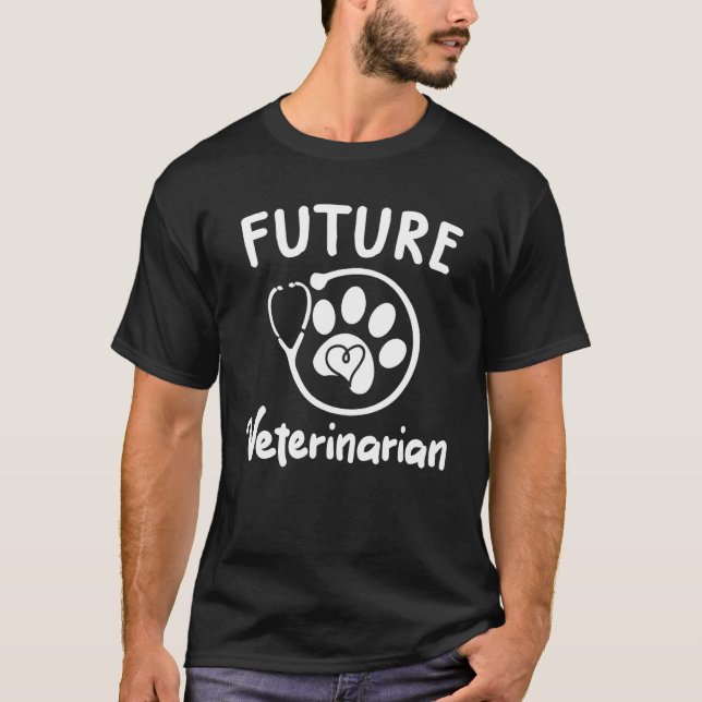 Future Veterinary Vet Costume Kit Männer Frauen Ki T-Shirt (Vorderseite)
