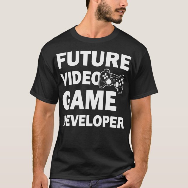 Future Video Game Developer Cool Gaming T-Shirt (Vorderseite)