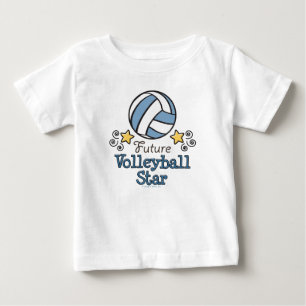 Future Volleyball Star Baby Long Sleeve T shirt