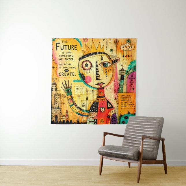 Future - Wall Art  Wandteppich (Beispiel)