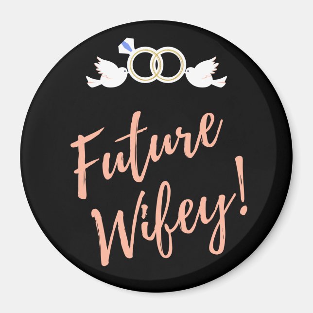 Future Wifey Love Birds Magnet (Vorne)