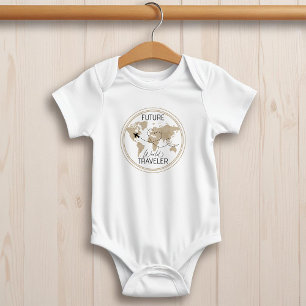 Future World Traveller Baby Bodysuit Strampler