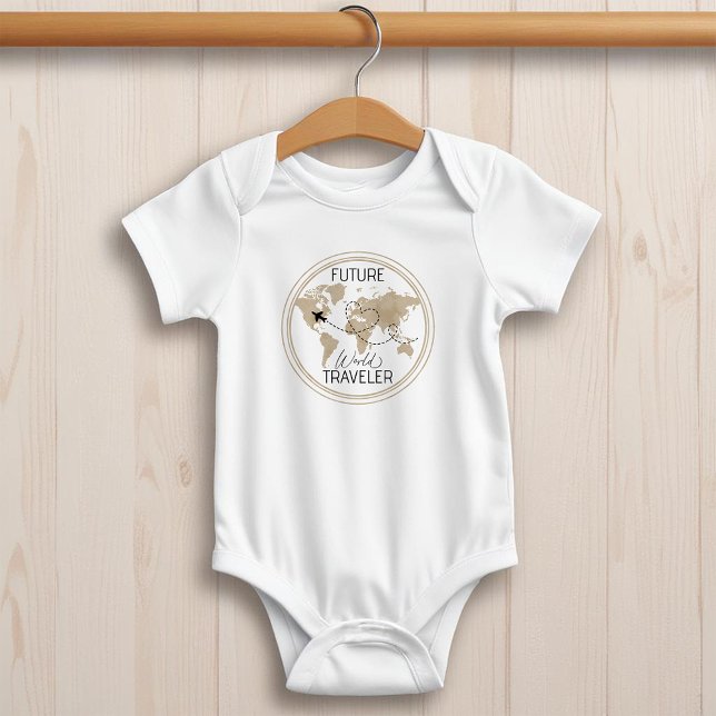 Future World Traveller Baby Bodysuit Strampler (Future World Traveler Baby Bodysuit)