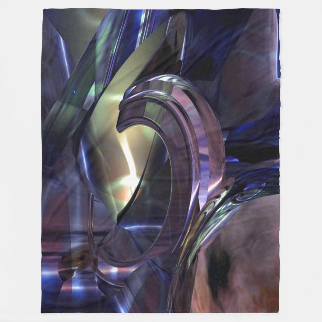FUTUREISTIC ART Fleece Blanket (Vorderseite)