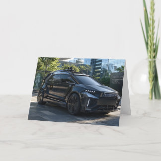 Futuristic AI Security Vehicle  Karte