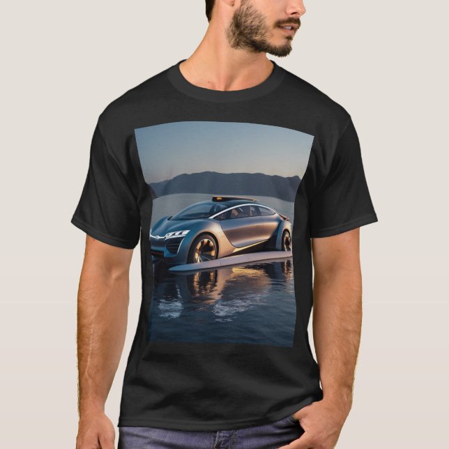 Futuristic Car T-Shirt (Vorderseite)