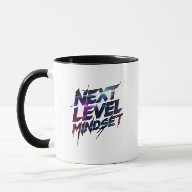 Futuristic Glitch Typography for Success Tasse (Links)