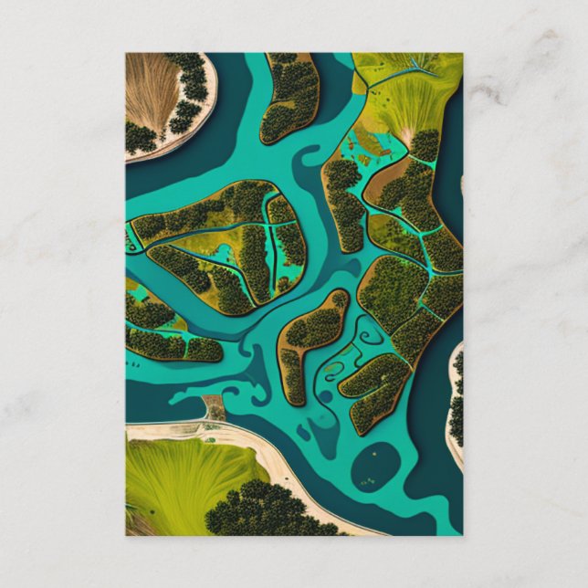 Futuristic Marshlands Begleitkarte (Vorderseite)