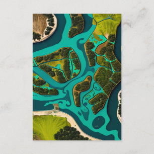 Futuristic Marshlands Begleitkarte
