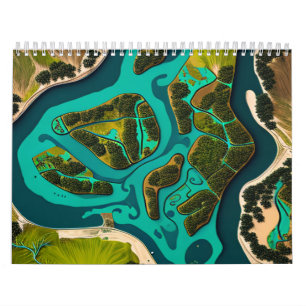 Futuristic Marshlands Kalender