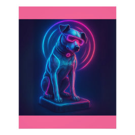 Futuristic Nipper RCA Victor Dog Fotodruck