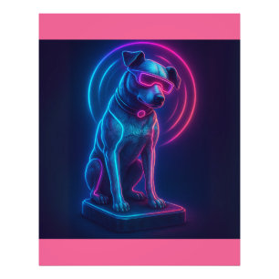 Futuristic Nipper RCA Victor Dog Fotodruck