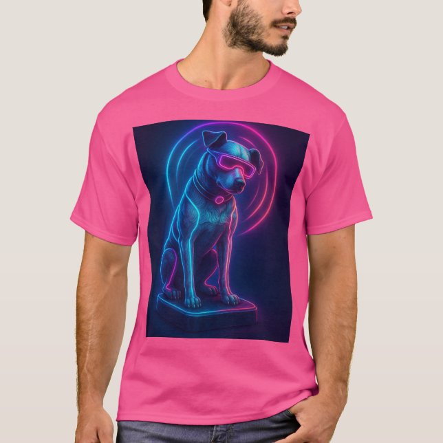 Futuristic Nipper RCA Victor Dog T-Shirt (Vorderseite)