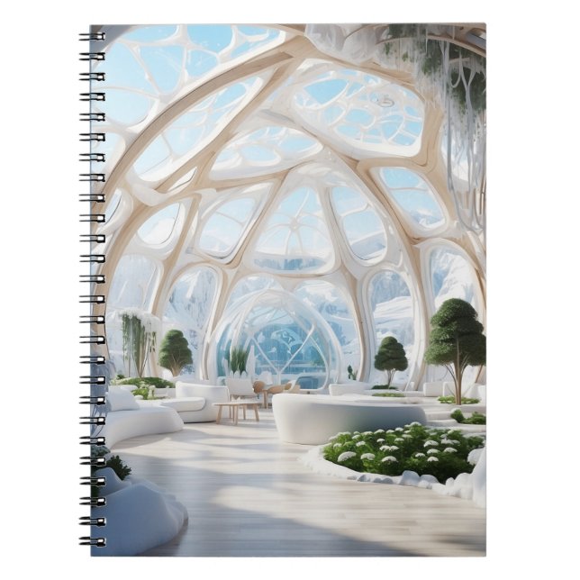 Futuristic Town Notizblock (Vorderseite)