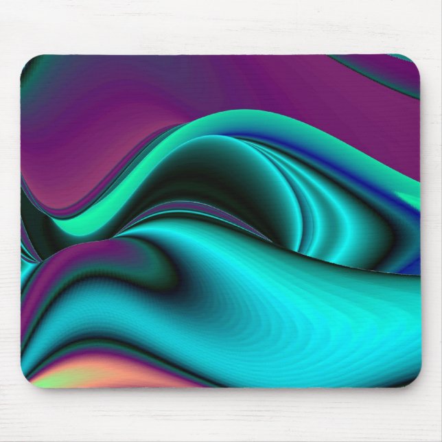 futuristisch, Abstrakt Regenbogen Mousepad (Vorne)