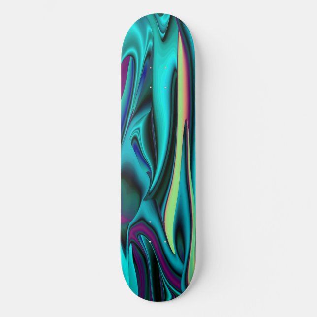 Futuristisch, Abstrakt Skateboard (Vorderseite)