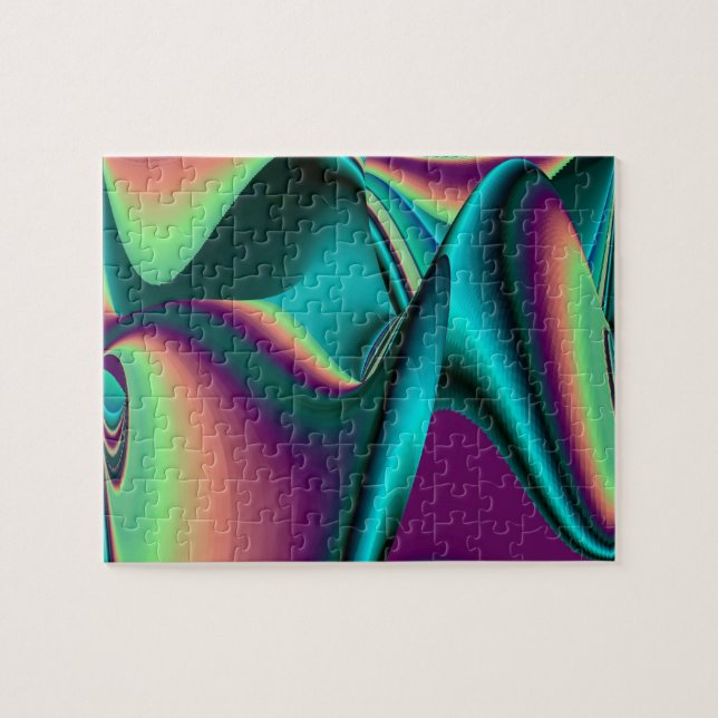 futuristisch, Abstrakter Regenbogen (Horizontal)