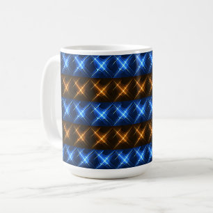 Futuristisch Gestreift Kaffeetasse