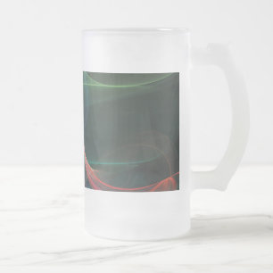 futuristisch mattglas bierglas