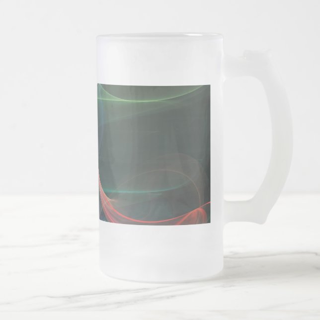 futuristisch mattglas bierglas (Rechts)