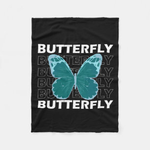 futuristisch-schmetterling-Illustration-T - Shirt- Fleecedecke