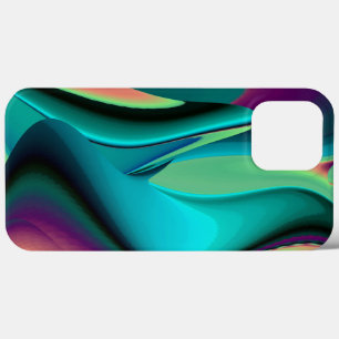 Futuristische Abstrakte 3D Metallic Rainbow Art Case-Mate iPhone Hülle