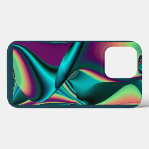 Futuristische Abstrakte 3D Metallic Rainbow Art Case-Mate iPhone Hülle