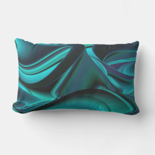 Futuristische Abstrakte 3D Metallic Rainbow Art Kissen Für Draußen